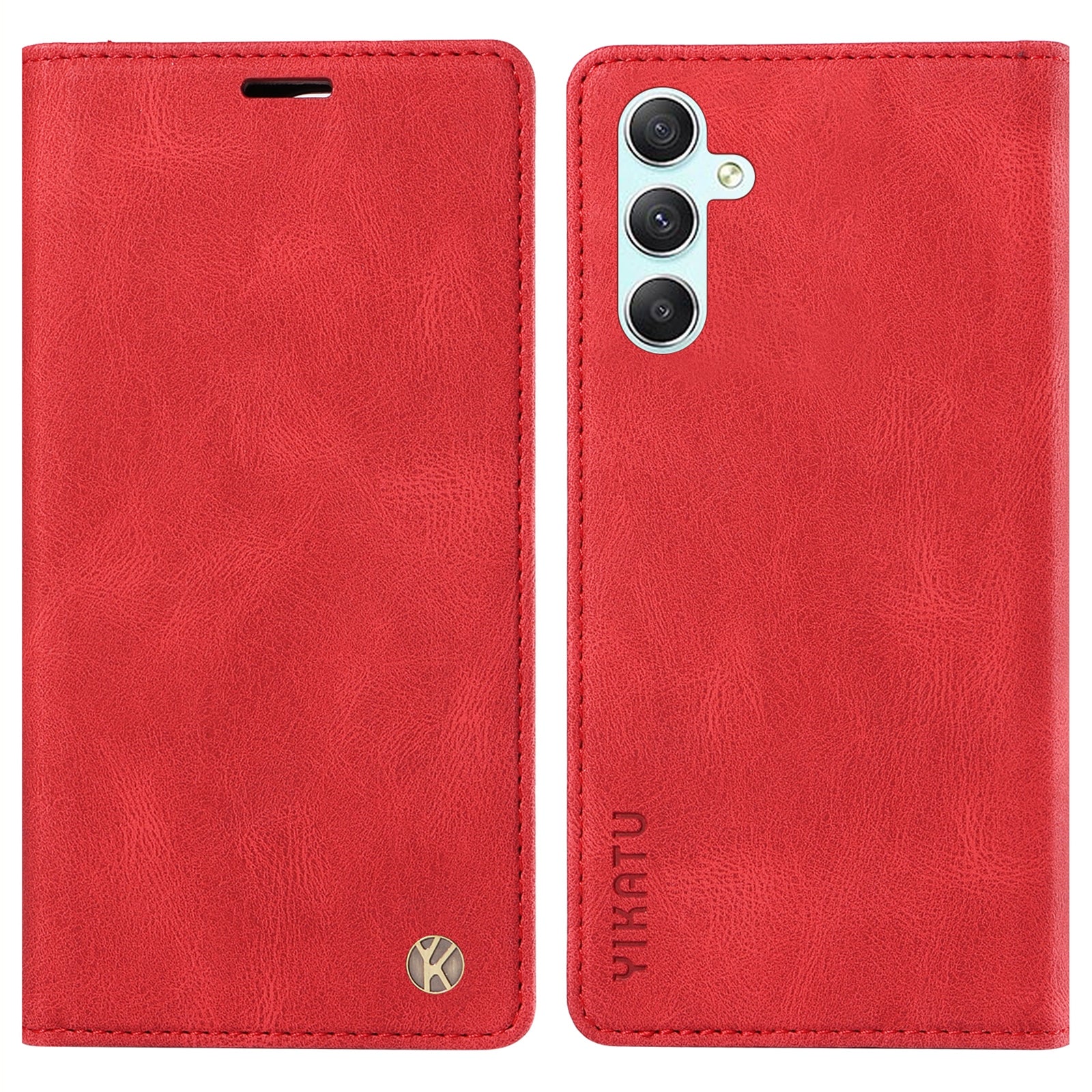 YIKATU YK-004 For Samsung Galaxy A34 5G Dustproof Phone Case Skin-Touch Feeling PU Leather Shell Wallet Stand Cover YIKATU YK-004 For Samsung Galaxy A34 5G Dustproof Phone Case Skin-Touch Feeling PU Leather Shell Wallet Stand Cover